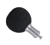 CALLARON Perilla para Manija de Carrete de Pesca Ajustable de Eva y Metal, Bola Ergonómica Negra para Carretes Spinning, Accesorio Ligero para Pesca Deportiva y Color Color Aleatorio