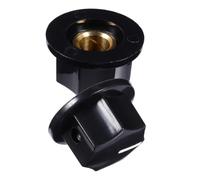 CALLARON Perillas de Control Manual para Guitarra Eléctrica de Plástico Negro, 2 Piezas, Potenciómetro Eje de Inserción, Accesorio Esencial para Sintetizador y Guitarra