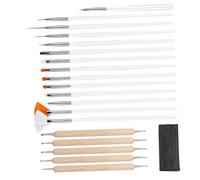 CALLARON Pinceles para Uñas Bolígrafos Profesionales para Decoración de Uñas Kit Completo de Herramientas para Pintar para Mujeres y Niñas Salones de Color Aleatorio