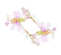 CALLARON Pinzas Cabello de Flores Borla para Niñas, Tamaño Pequeño, Decoración Tradicional China, para Fiestas Infantiles y Uso Diario