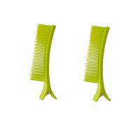 CALLARON Pinzas Cabello Multifunción Peine 2 Unidades Tamaño Pequeño Color Verde Clips de Salón Profesionales para Peluquería y Uso Doméstico, Ligeros y Portátiles para Seccionar y Peinar