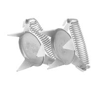 CALLARON Pinzas para Esmaltado de Cerámica de Acero Inoxidable, Herramienta para Sumergir Esmalte Pinzas de Horno, Juego de 2 Unidades para Modelado y Artesanía Arcilla, Uso Profesional