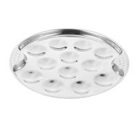 CALLARON Plato para Hornear Caracoles Acero Inoxidable 12 Posiciones Bandeja para Servir Utensilio de Cocina Apilable Uso Doméstico y Restaurante