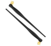 CALLARON Portalápices de Caligrafía Doble Uso, Soporte para Pluma de Inmersión de Resina Color Dorado, 2 Unidades, Ergonómico y Profesional para Dibujo Artístico y Escritura Creativa