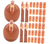 CALLARON Práctica De Manicura Con Prótesis De Mano Ajustable Para Principiantes Kit Soporte Para Practicar Uñas Para De Manicura