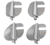 CALLARON Prensatelas Tamaños 3mm, 4mm, 5mm y 6mm de Acero Inoxidable para Dobladilladores 1 Set Adecuado para Ropa y Proyectos de Tela Ligera en Costura