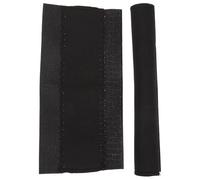 CALLARON Protector de Cadena Negro de Neopreno para Bicicleta 2 Piezas | Protección para Cuadro y Pintura, Cierre de Gancho y Bucle, Costuras Reforzadas, para Montaña y Viaje