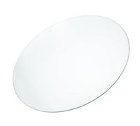 CALLARON Protector de Fácil Mantenimiento para Adecuado Resistente Comedor Mesa Redonda de Vidrio Templado Transparente Diseño Moderno Minimalista Oficina