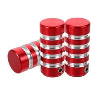 CALLARON Protector para Palanca de Cambios de Motocicleta en Aleación de Aluminio Rojo Antideslizante 3 Piezas para Motos de Cross y Condiciones Climáticas Variadas
