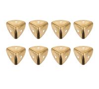 CALLARON Protectores de Esquinas para Muebles de Madera de Acero Inoxidable, Paquete de 8 Piezas, Diseño Elegante y Clásico para Proteger Bordes y Esquinas de Mesas y Escritorios