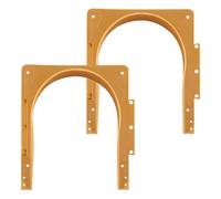 CALLARON Puertas para Palomares de Plástico Amarillo Diseño Europeo, Resistentes Intemperie, Instalación Sencilla, 2 Piezas para Competencias de Carreras de Palomas