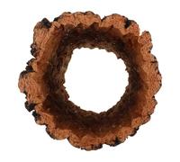 CALLARON Refugio Multi-Especies Hueco Madera para Natural de Reptiles Tronco en 20x10x10 Cm Corteza de Árbol Compatible y Húmedo Bioactivos para Terrarios Vivarios