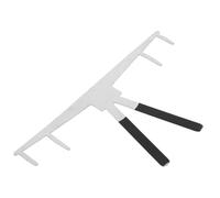 CALLARON Regla Para Cejas Herramienta De Medición De Cejas Dibujar Herramientas Para Regla De Mapeo De Plantillas De a De Silver Acero Inoxidable