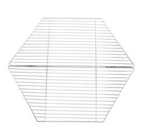 CALLARON Rejillas de Parrilla de Acero Inoxidable Diseño de Malla Fina y Antiadherente para Barbacoa al Aire Libre y Parrilla Multiusos Color Plata