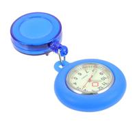 CALLARON Reloj De Enfermera Telescópico Retráctil Portátil Azul, Material Seguro y Durable, para Profesionales De Salud Uso Diario, Esfera Clara y Tamaño Adecuado