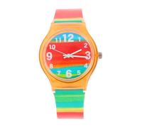 CALLARON Reloj para Estudiantes con Correa de Silicona Resistente al Agua Reloj de Cuarzo Analógico para Adolescentes Diseño y Casual para Diario y Escolar