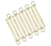 CALLARON Remaches y Tuercas de Metal Dorado para Abanicos Plegables, Kit de Reparación Profesional 3 Mm, 27 Mm, 10 Juegos, Eje Resistente para Abanicos de Mano de Papel Portátil