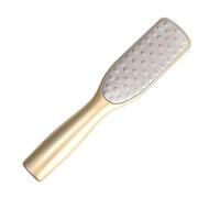 CALLARON Removedor de Callos para Pies de Acero Inoxidable Mango Ergonómico y Respaldo para Pulgar, Exfoliador Doble Cara Adecuado para Pedicura Profesional