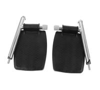 CALLARON Reposapiés de Repuesto para Par de Pedales de Plástico Engrosado Reposapiés Elevable Diseño Ergonómico Accesorios para Movilidad Seguro para Personas Mayores