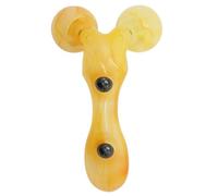 CALLARON Rodillo De Masaje Facial De Jade Herramienta De Cuidado De Reduce Hinchazón Estiramiento Facial Masajeador Ergonómico Para Cuello