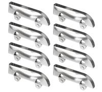 CALLARON Rodillos para puertas correderas de vidrio, juego de 12 poleas de acero, deslizamiento suave, para gabinetes, muebles y vitrinas
