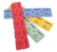 CALLARON Rollos de Boletos de Rifa 400 Piezas en Colores Variados Papel Resistente para Fiestas y Eventos de Entretenimiento Gestión Sencilla