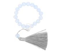 CALLARON Rosario de Mano Exquisito Pulsera de Cuentas de Vidrio Cuentas para Rezar Decoración de Hilo para Rosarios Pulsera Portátil
