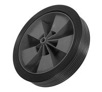 CALLARON Rueda de Parrilla de Goma Negra Instalación Simple y Estabilidad Mejorada para Barbacoas al Aire Libre y Picnics