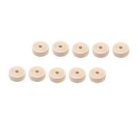 CALLARON Ruedas de Madera sin Terminar para Bricolaje 30 Mm X 10 Mm, 50 Piezas de Discos Redondos Naturales, Accesorios para Manualidades Diy, Proyectos Creativos y Juguetes Infantiles