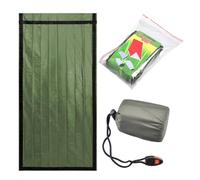 CALLARON Saco de Dormir Ultraligero Compacto con Silbato para Emergencias y Camping en Ambiente Exterior, Manta Térmica Resistente y Colchoneta Ligera con Bolsa de Almacenaje