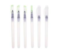 CALLARON Set de 6 Pinceles de Agua para Acuarela Depósito Recargable, Bolígrafos de Pincel de Agua para Pintura Artística y Dibujo Gran Capacidad Color Aleatorio