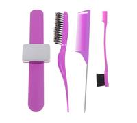 CALLARON Set de Teñido del Cabello Cepillo y Peine para Peluquería, Accesorios para Trenzas de Pelo en Material Pp y Silicona, Uso en Salón y Hogar
