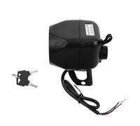 CALLARON Sirena de Alarma Doméstica para Seguridad del Hogar Sirena de Alarma Exterior Plástico Negro 110 Db Protección Antimanipulación para Viviendas y Uso Exterior