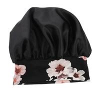 CALLARON Sombrero Baotou de Satén Gorro para Dormir Ala Ancha para Mujeres para Cuidado del Cabello mientras Dormimos