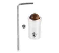 CALLARON Soporte Antideslizante para Diapasón de Meditación 12 Mm, Accesorio de Base de Cristal Amarillo para Terapia de Sonido y Bienestar Hogar