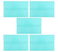 CALLARON Soporte de Almacenamiento para Portaobjetos de Vidrio, 5 Piezas, Bandeja de Secado Ranuras, Uso en Laboratorios de Investigación y Docencia