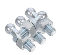 CALLARON Soporte de Elevación de Gas con Perno Esférico Galvanizado, 4 Piezas para Amortiguadores de Gas, Accesorios de Resortes para Letreros y Cajas de Luz, Montaje Ajustable para