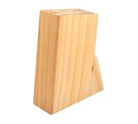 CALLARON Soporte de Madera Maciza para Cuchillos de Cocina Multifuncional Ranuras para Diferentes Cuchillos Portátil para Almacenamiento en Encimera Base para Cortadores de Cocina