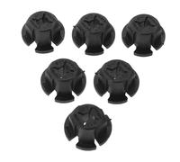 CALLARON Soportes de Montaje para Radar Automotriz Compatibles con Modelos de Sedán y Suv, Clips de Fijación de Plástico Negro, 20 Piezas, Accesorios para Parachoques, Instalación sin