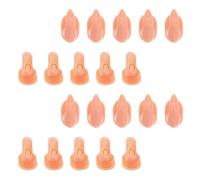 CALLARON Suministros de Manicura 20 Piezas Modelo Práctico de Dedo para Uñas Postizas en Silicona para Entrenamiento en Técnicas de Arte de Uñas