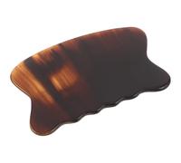 CALLARON Tabla de Guasha de Cuerno Natural para Masaje Facial y Corporal Herramienta Ergonómica para Terapia de Belleza Cuidado Diario Piel Resistente y Suave para Tipo de Piel