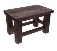 CALLARON Taburete de Madera Maciza Ergonómico y Práctico para Cambiar Zapatos, Diseño Vintage Clásico, Adecuado para Baño y Jardín, Tamaño