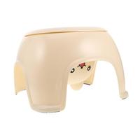 CALLARON Taburete de Plástico con Dibujos Animados Reposapiés para Salón de Uñas con Almacenamiento Diseño de Animal Pequeño Taburete para Manicura y Pedicura Casa