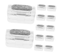 CALLARON Tapas para Patas de Silla en Forma de U Abrazadera para Tubo de 12 MM, Protectores Antideslizantes Almohadilla de Fieltro, 12 Piezas para Proteger Suelos en Casa y Sala de