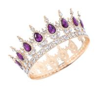 CALLARON Tiara Accesorios Boda de Forma de Estilo Barroco en Mujer para Diseño Gota Ligera Resistente Elegantes y Fiestas y Cumpleaños