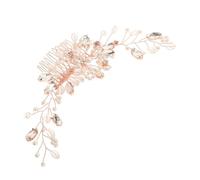 CALLARON Tiara y Peine De Para Novia De Cristal Accesorio Elegante Cabello De Dama De Honor Para Boda y Ceremonia