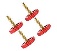 CALLARON Tuercas Niveladoras Giratorias Manuales M4 para Cama Caliente 3d Accesorio Metálico Resistente Resortes y Tornillos Juego de 4 Piezas para Impresoras 3d Cr10 y Compatibles