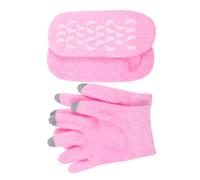CALLARON Ubresan Guantes Hidratantes y Calcetines para Masaje de Pies Tejido para Aliviar Áspera en Uso Diario Aire Libre