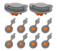 CALLARON Válvulas de Inflado de TPU 10 para Almohadas Inflables Compactas y Ligeras, Repuesto Seguro Diámetro de 12mm para Camping y Viaje