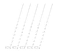 CALLARON Varillas Agitadoras de Transparente Resistentes a Solventes para, 5 Piezas sin Rebabas, para Uso Profesional y Personal Reutilizable